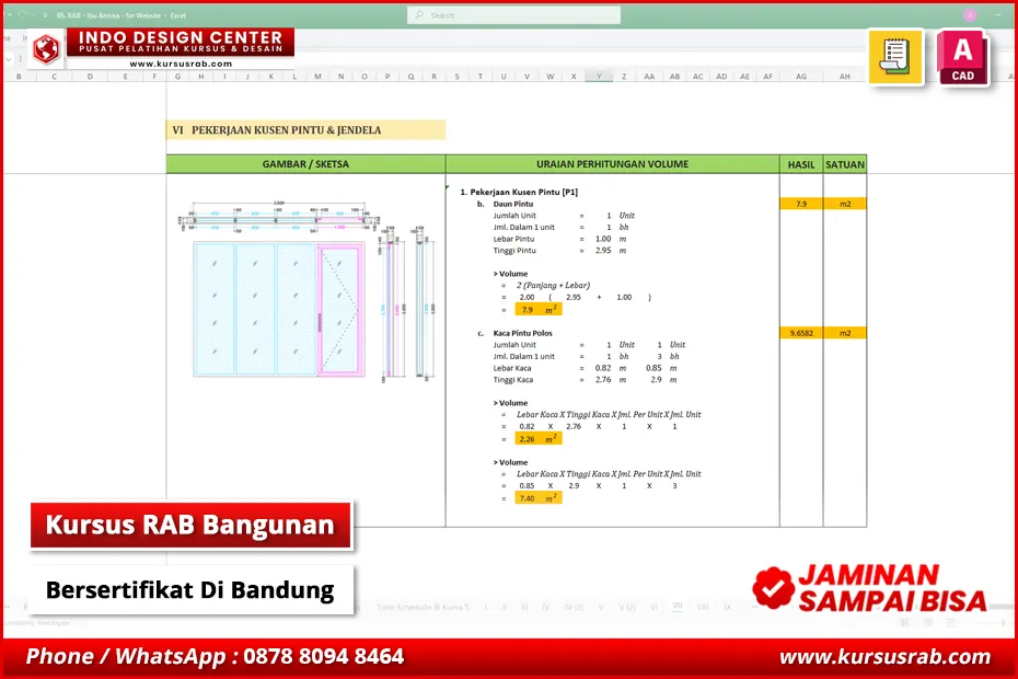 Note Di Rab Kursus RAB Bangunan Bersertifikat di Pasirjambu, Bandung - Kursus RAB ...